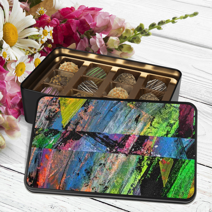 Gavin Scott Chocolate Truffle Keepsake Gift Tin (12 Count)