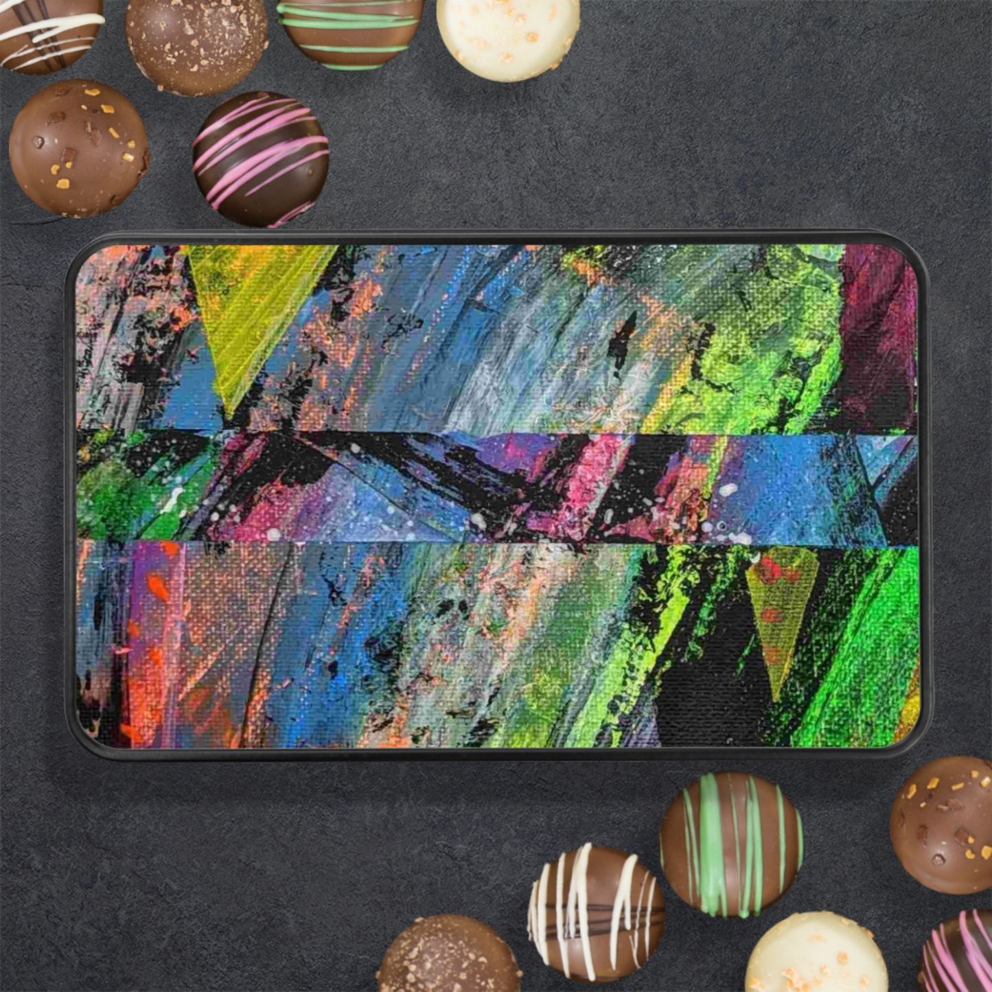 Gavin Scott Chocolate Truffle Keepsake Gift Tin (12 Count)