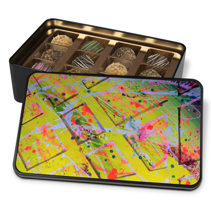 Gavin Scott Chocolate Truffle Keepsake Gift Tin (12 Count)