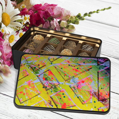 Gavin Scott Chocolate Truffle Keepsake Gift Tin (12 Count)