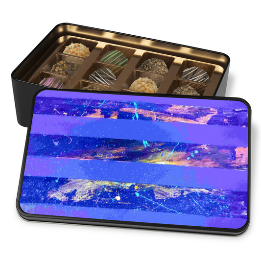 Gavin Scott Chocolate Truffle Keepsake Gift Tin (12 Count)