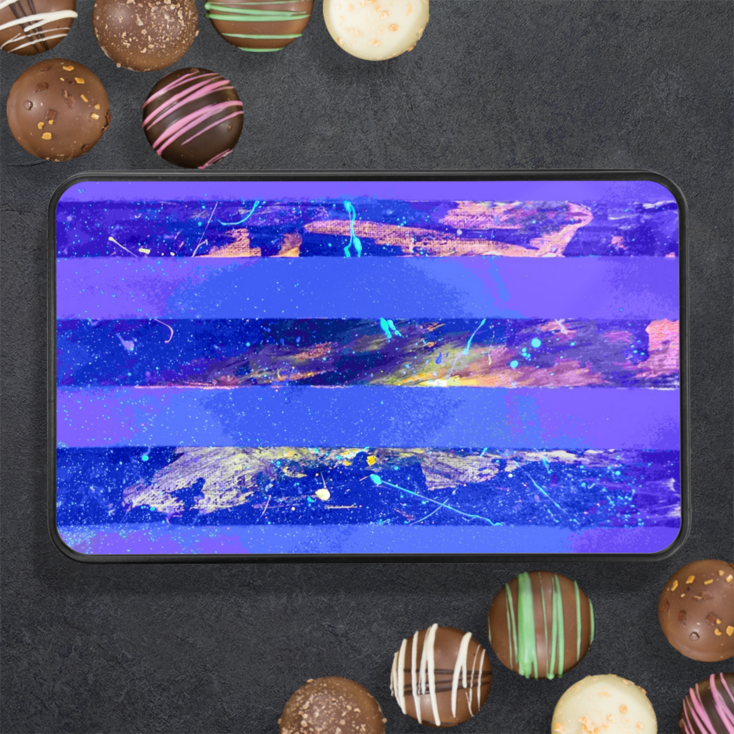 Gavin Scott Chocolate Truffle Keepsake Gift Tin (12 Count)