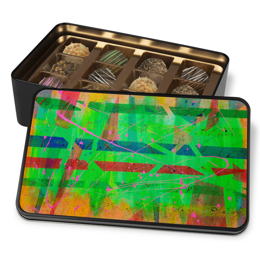 Gavin Scott Chocolate Truffle Keepsake Gift Tin (12 Count)