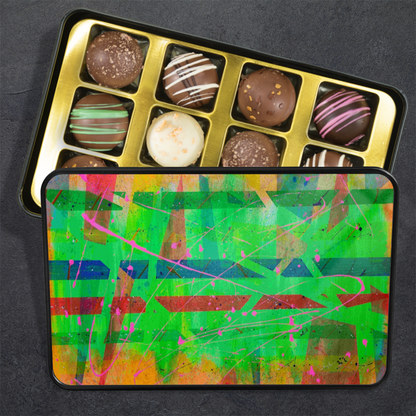 Gavin Scott Chocolate Truffle Keepsake Gift Tin (12 Count)