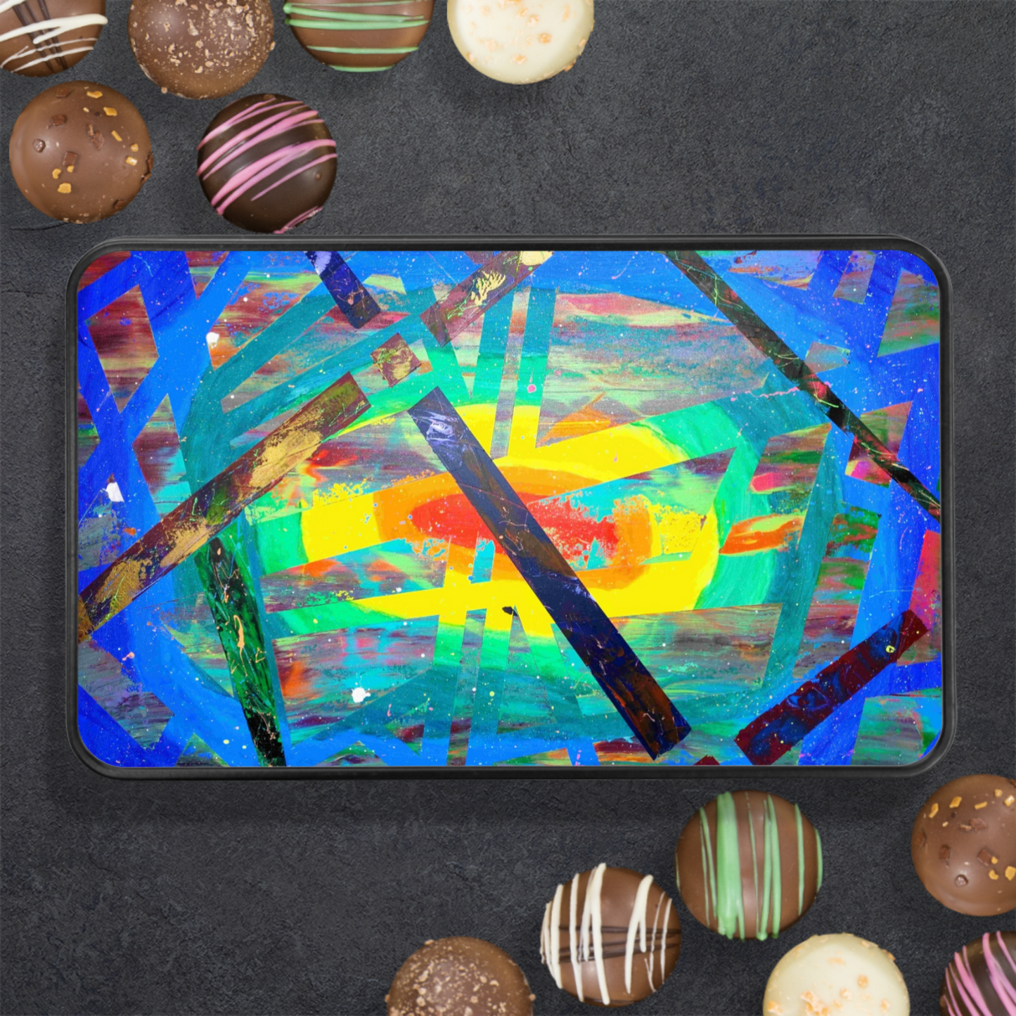 Gavin Scott Chocolate Truffle Keepsake Gift Tin (12 Count)