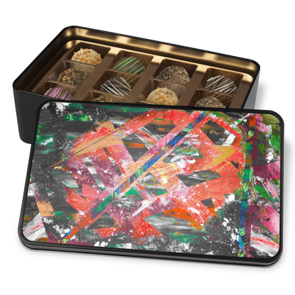 Gavin Scott Chocolate Truffle Keepsake Gift Tin (12 Count)