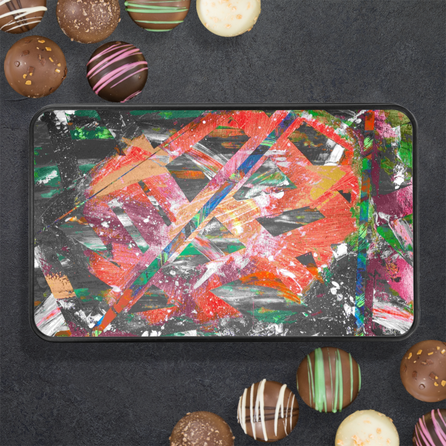 Gavin Scott Chocolate Truffle Keepsake Gift Tin (12 Count)