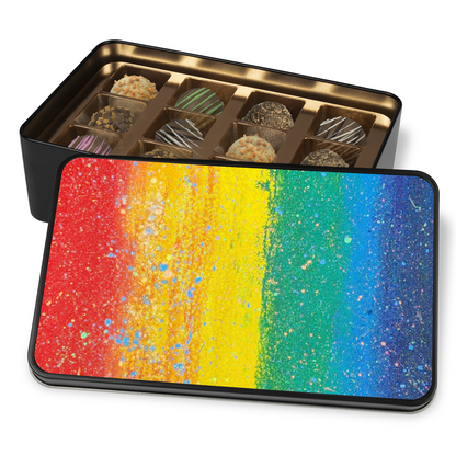 Gavin Scott Chocolate Truffle Keepsake Gift Tin (12 Count)