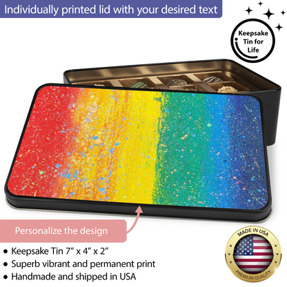 Gavin Scott Chocolate Truffle Keepsake Gift Tin (12 Count)