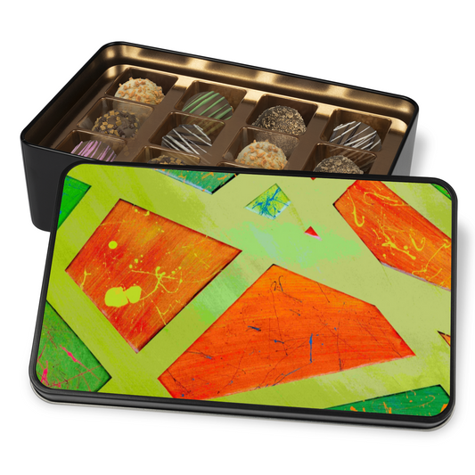 Gavin Scott Chocolate Truffle Keepsake Gift Tin (12 Count)