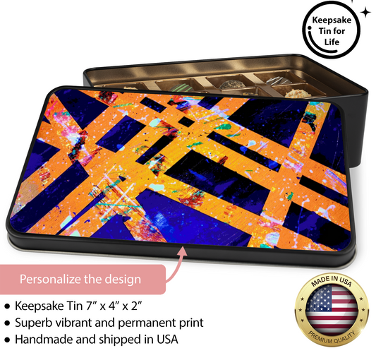 Gavin Scott Chocolate Truffle Keepsake Gift Tin (12 Count)