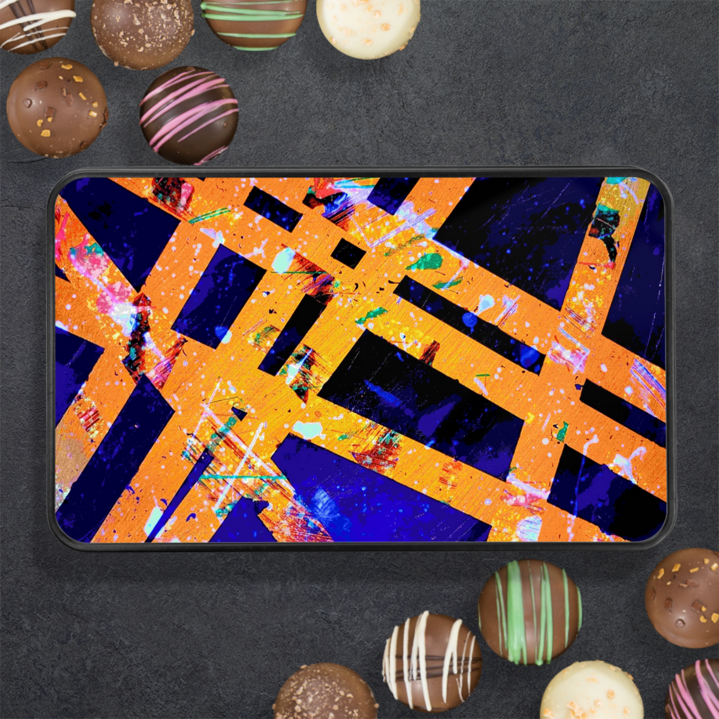 Gavin Scott Chocolate Truffle Keepsake Gift Tin (12 Count)