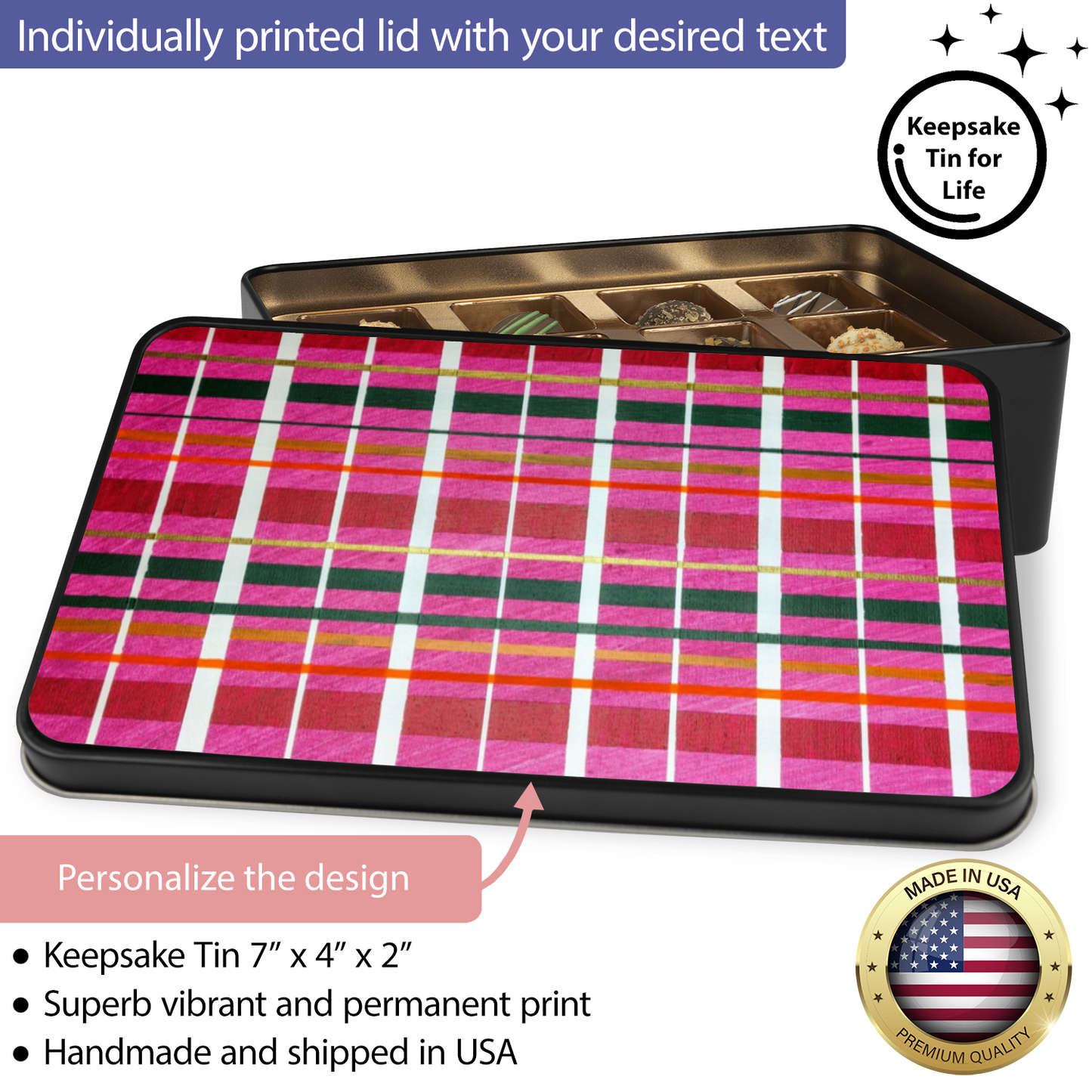 Gavin Scott Chocolate Truffle Keepsake Gift Tin (12 Count)