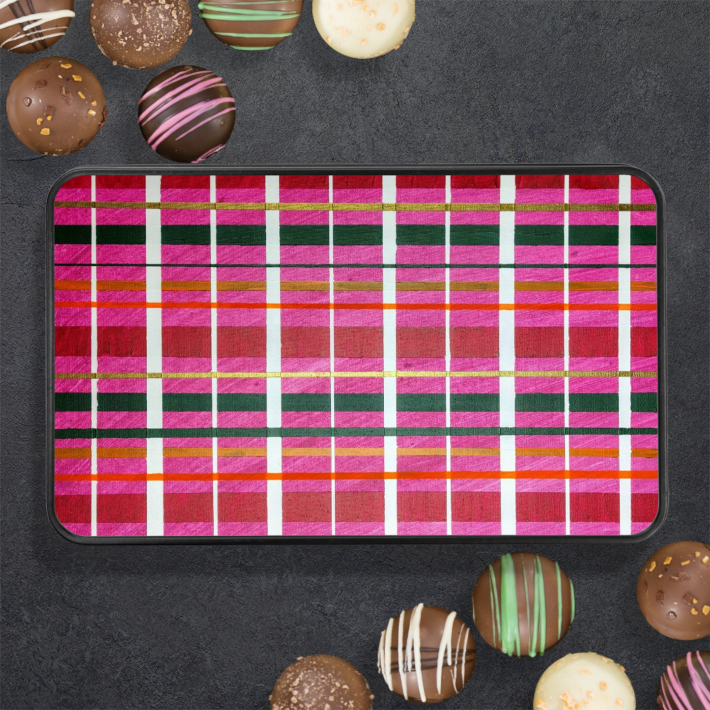 Gavin Scott Chocolate Truffle Keepsake Gift Tin (12 Count)