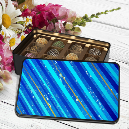 Gavin Scott Chocolate Truffle Keepsake Gift Tin (12 Count)