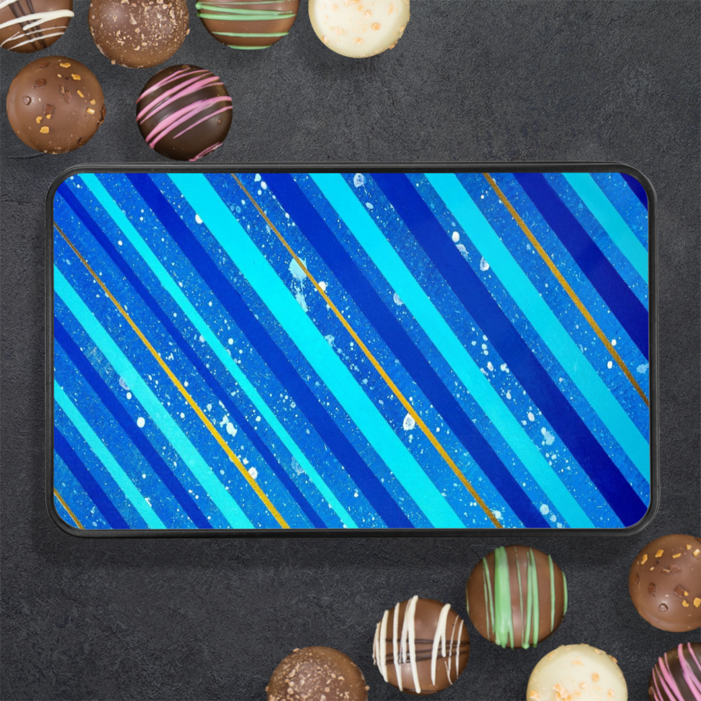 Gavin Scott Chocolate Truffle Keepsake Gift Tin (12 Count)