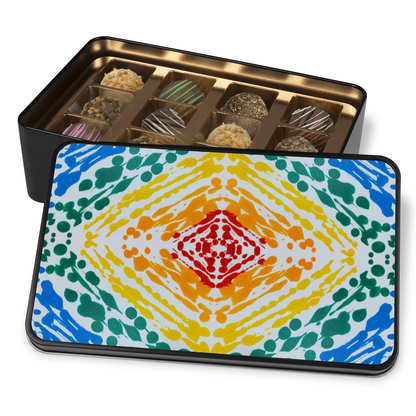 Gavin Scott Chocolate Truffle Keepsake Gift Tin (12 Count)