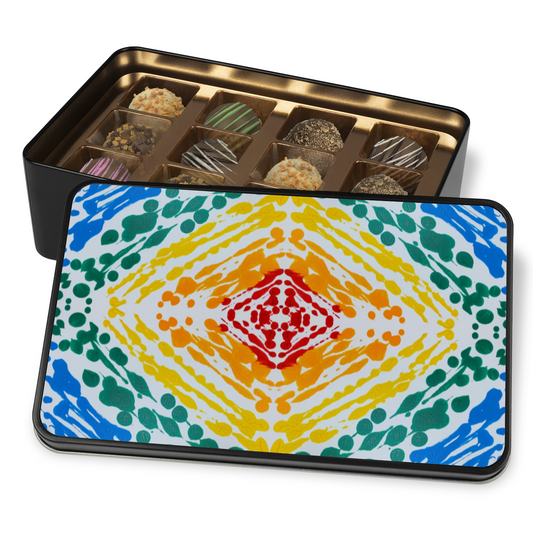 Gavin Scott Chocolate Truffle Keepsake Gift Tin (12 Count)