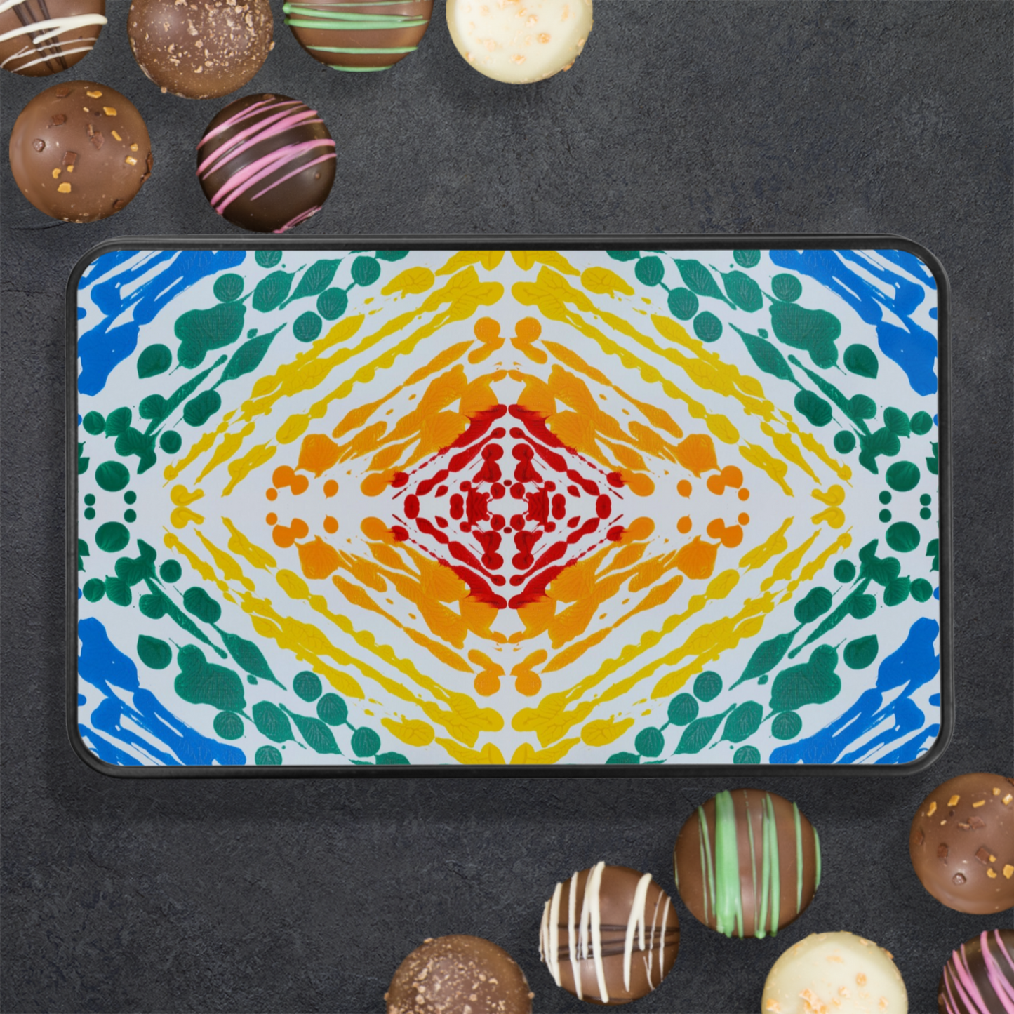 Gavin Scott Chocolate Truffle Keepsake Gift Tin (12 Count)