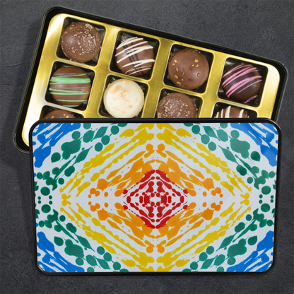 Gavin Scott Chocolate Truffle Keepsake Gift Tin (12 Count)