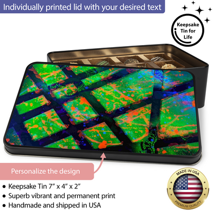 Gavin Scott Chocolate Truffle Keepsake Gift Tin (12 Count)