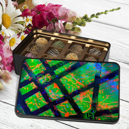 Gavin Scott Chocolate Truffle Keepsake Gift Tin (12 Count)