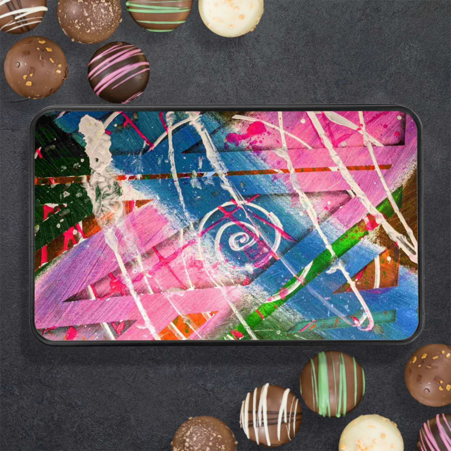 Gavin Scott Chocolate Truffle Keepsake Gift Tin (12 Count)