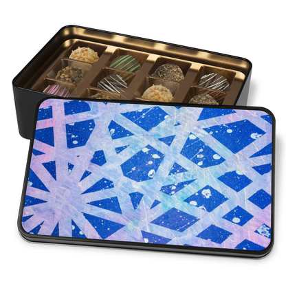 Gavin Scott Chocolate Truffle Keepsake Gift Tin (12 Count)