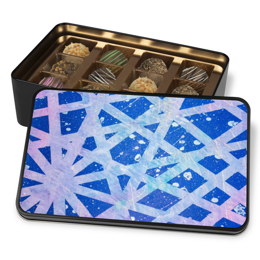 Gavin Scott Chocolate Truffle Keepsake Gift Tin (12 Count)