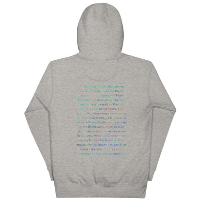 Gavin Scott U.S. CONSTITUTION 14th AMENDMENT SECTION 3 Genderless Hoodie