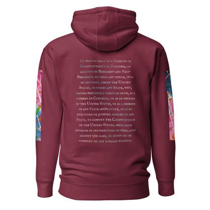 Gavin Scott U.S. CONSTITUTION 14th AMENDMENT SECTION 3 Premium Genderless Hoodie