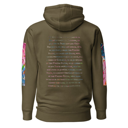 Gavin Scott U.S. CONSTITUTION 14th AMENDMENT SECTION 3 Premium Genderless Hoodie