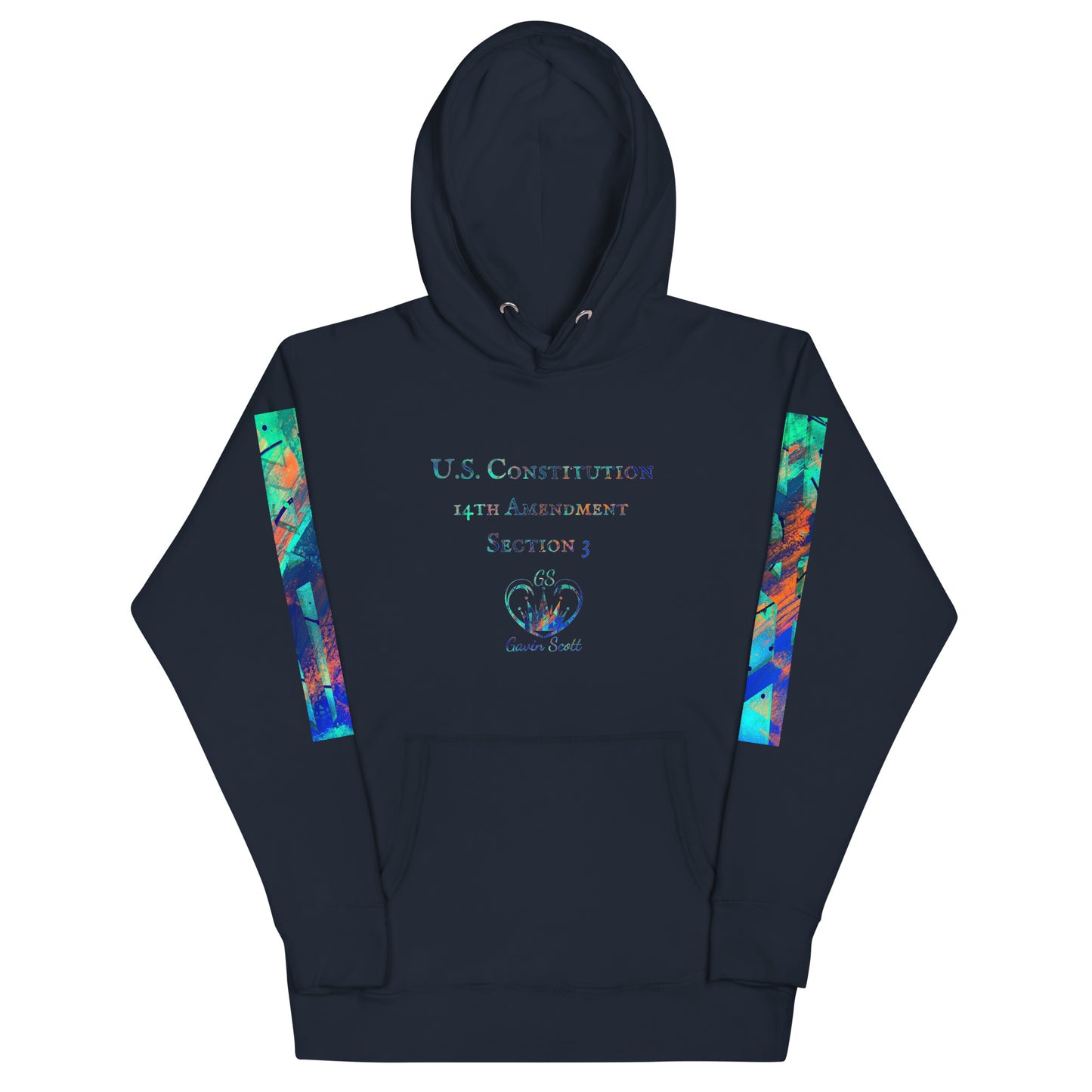 Gavin Scott U.S. CONSTITUTION 14th AMENDMENT SECTION 3 Genderless Hoodie