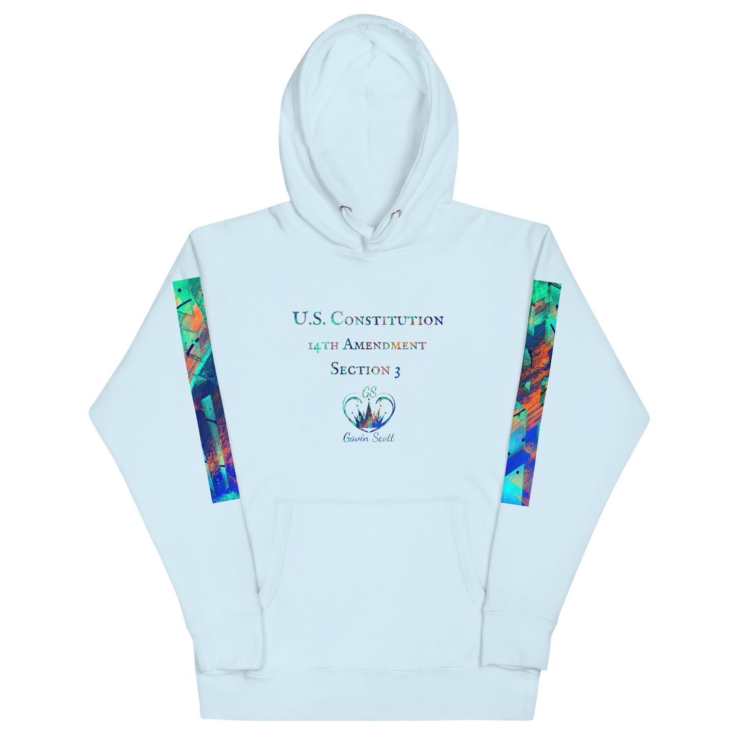 Gavin Scott U.S. CONSTITUTION 14th AMENDMENT SECTION 3 Genderless Hoodie