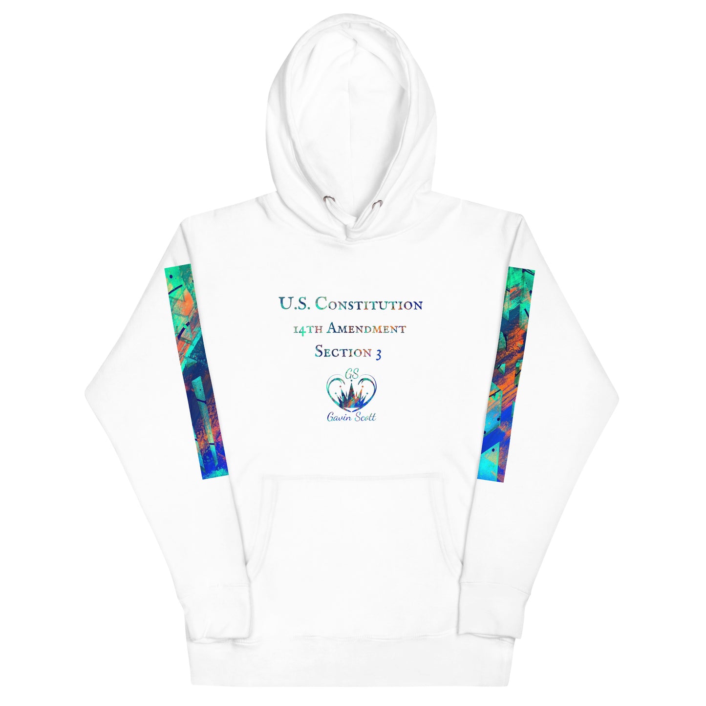 Gavin Scott U.S. CONSTITUTION 14th AMENDMENT SECTION 3 Genderless Hoodie