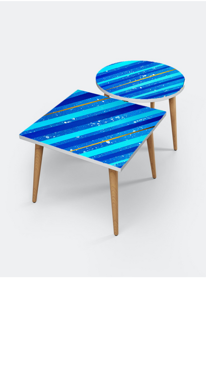 Gavin Scott Side Tables (2 Base Colors; Square & Round)