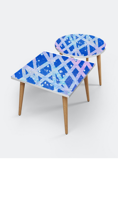 Gavin Scott Side Tables (2 Base Colors; Square & Round)