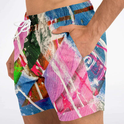 Gavin Scott Square Cut Swim Trunks (Masc XS-3XL)