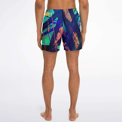 Gavin Scott Square Cut Swim Trunks (Masc XS-3XL)