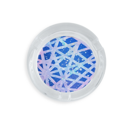 Gavin Scott Round Glass Ashtray with 3 Slots