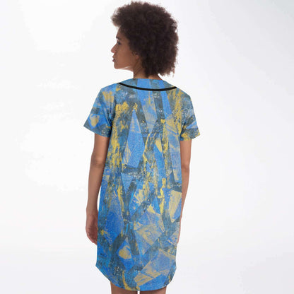 Gavin Scott Baseball Jersey Dress (Femme XS-3XL)