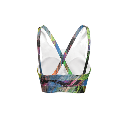 Gavin Scott Racerback Butter Soft Sports Bra (XS-3XL)