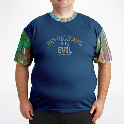 Gavin Scott REPUBLICANS ARE EVIL Tee (Genderless 2XL-6XL)