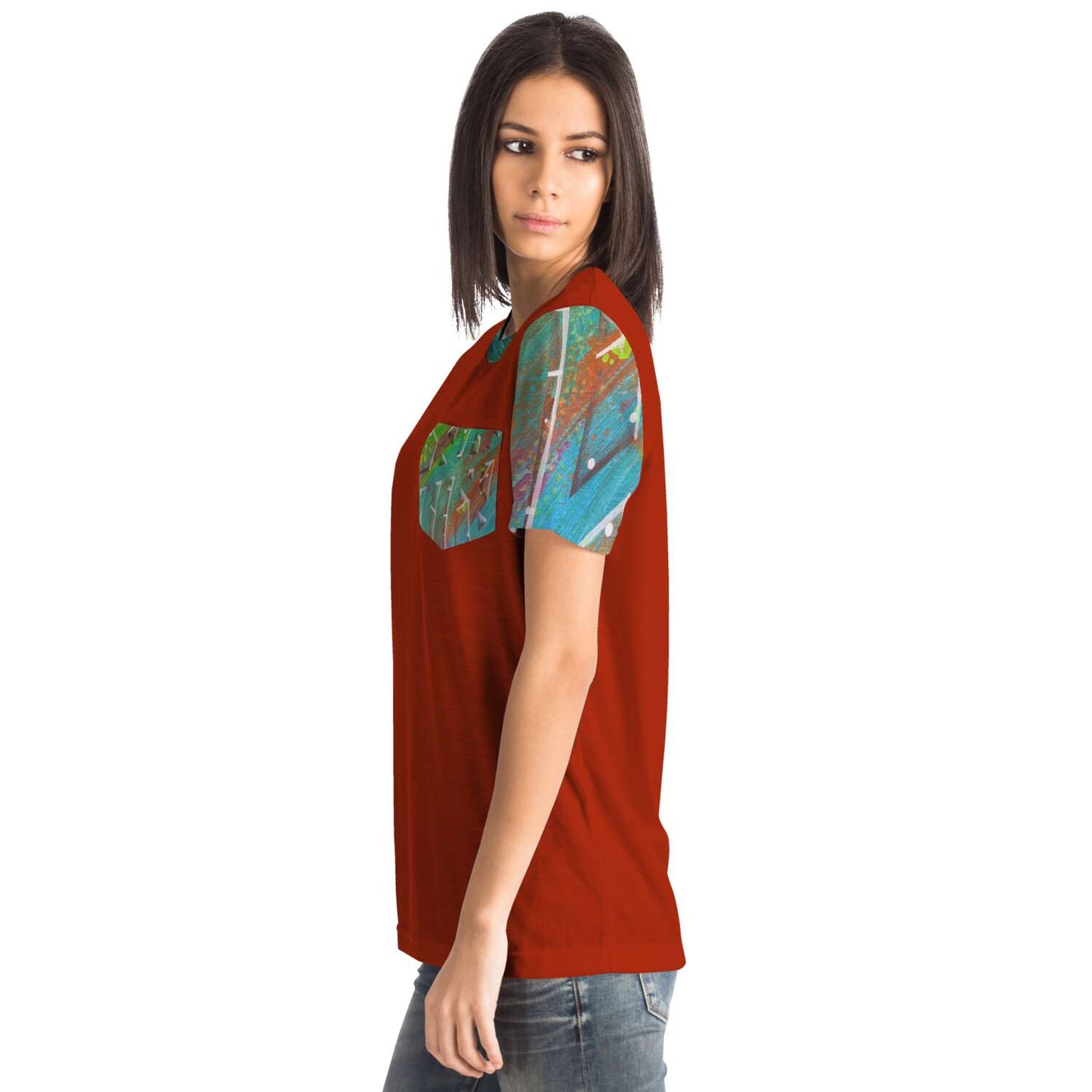 Gavin Scott Splash of Color Pocket Tee (Genderless XS-4XL)