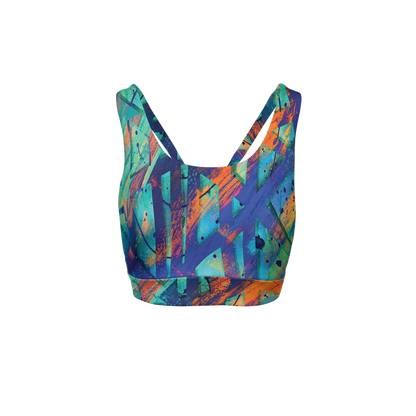 Gavin Scott Racerback Butter Soft Sports Bra (XS-3XL)