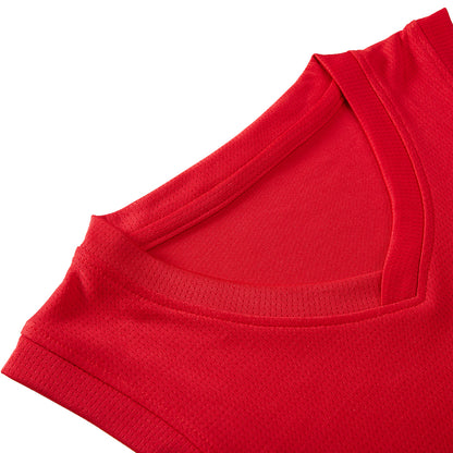 Gavin Scott Red Basketball Suit Jerseys & Shorts Set (Genderless XL-5XL)