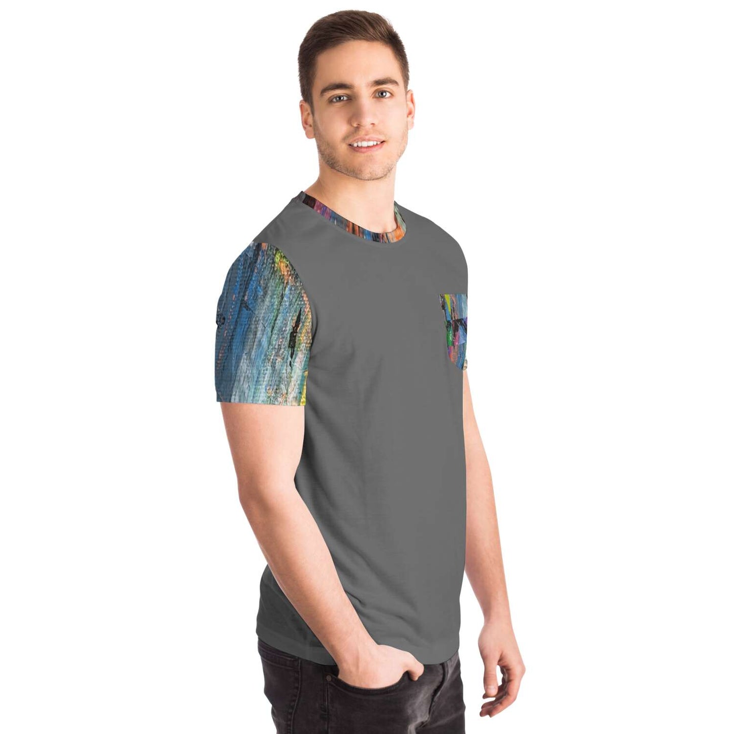 Gavin Scott Splash of Color Pocket Tee (Genderless XS-4XL)