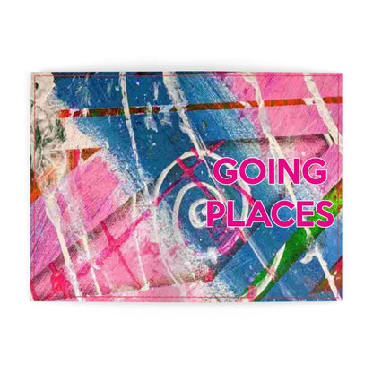 Gavin Scott Deluxe Leather & Vegan Leather GOING PLACES Passport Cover (2 Sizes)