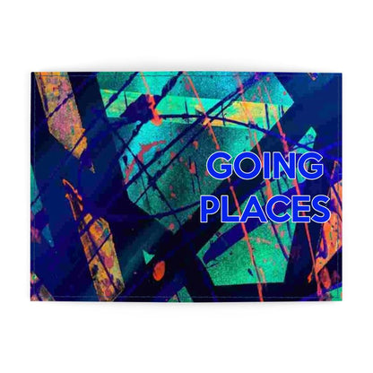 Gavin Scott Deluxe Leather & Vegan Leather GOING PLACES Passport Cover (2 Sizes)