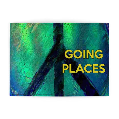 Gavin Scott Deluxe Leather & Vegan Leather GOING PLACES Passport Cover (2 Sizes)